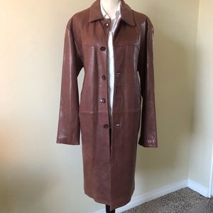 Milk Chocolate Soft & Supple Lamb Skin Coat